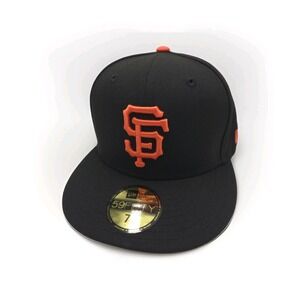 San Francisco Giants New Era 59FIFTY Hat Hall of Fame Black‎ Size 7 1/8